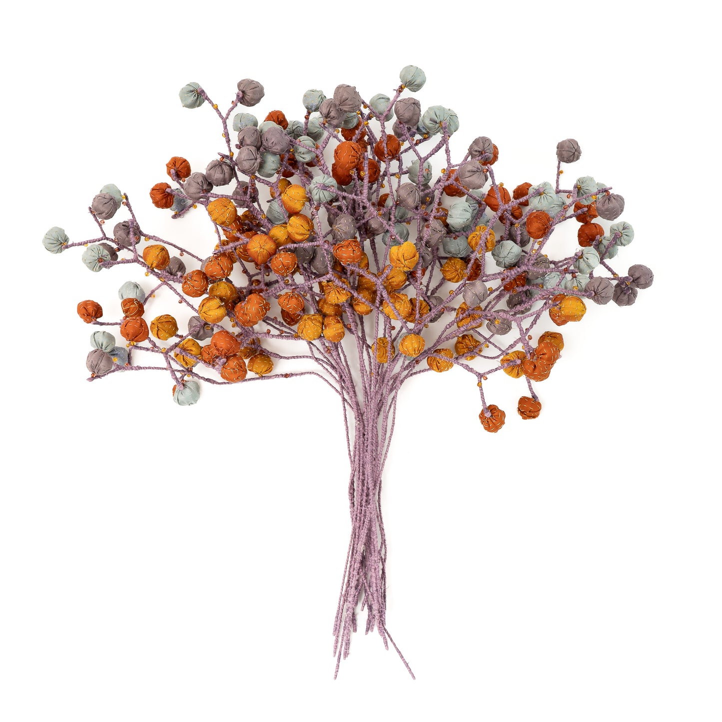 Prime Rose Bouquet (metallic kantha)