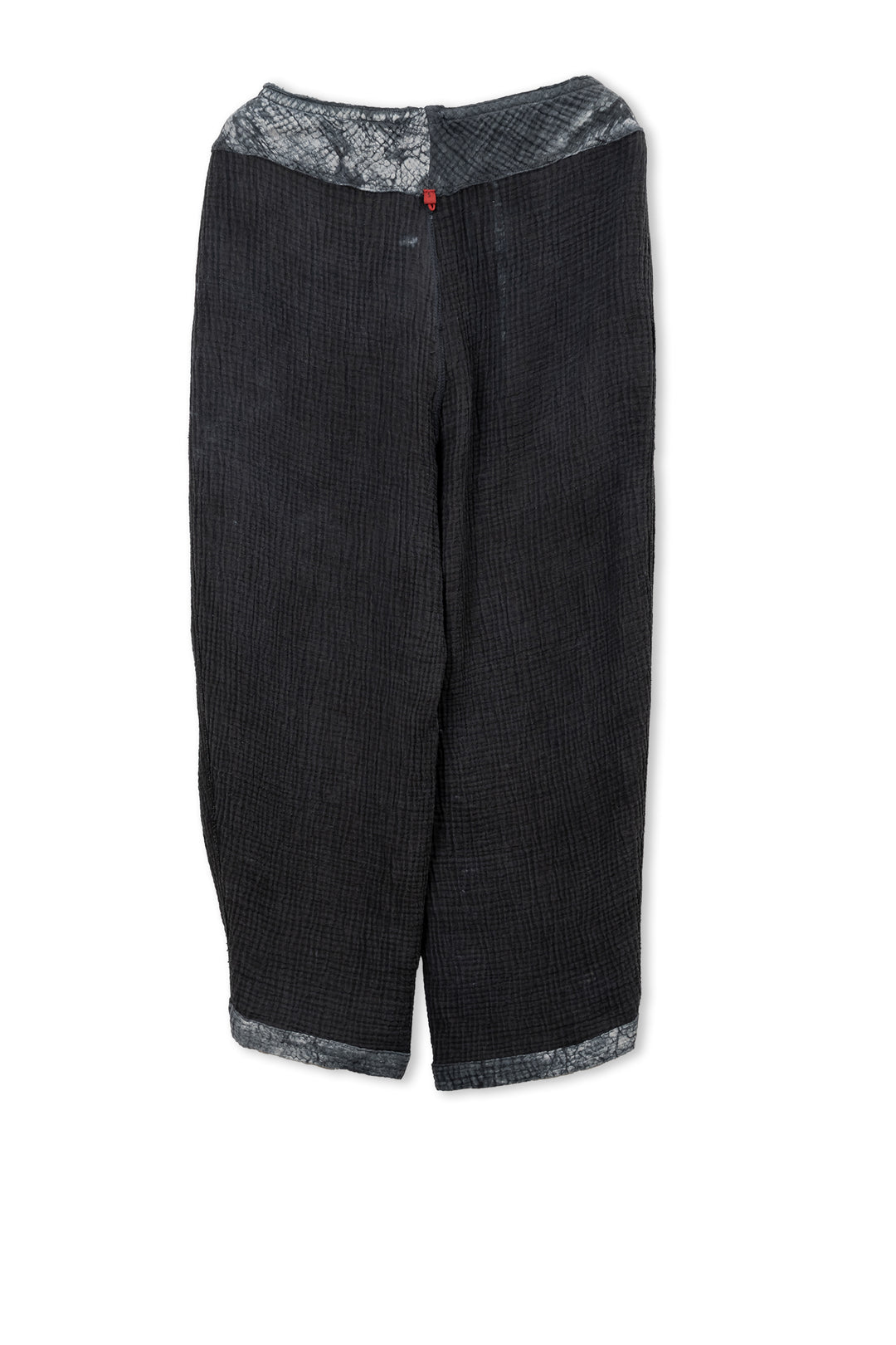 MUD DYE RIPPLE KANTHA NEW LANTERN PANTS - yp4651-gry -