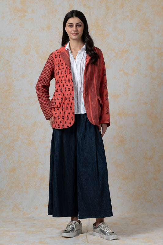 BBK PATCH KANTHA-JACKET BASIC - bl-bbp4052-org-