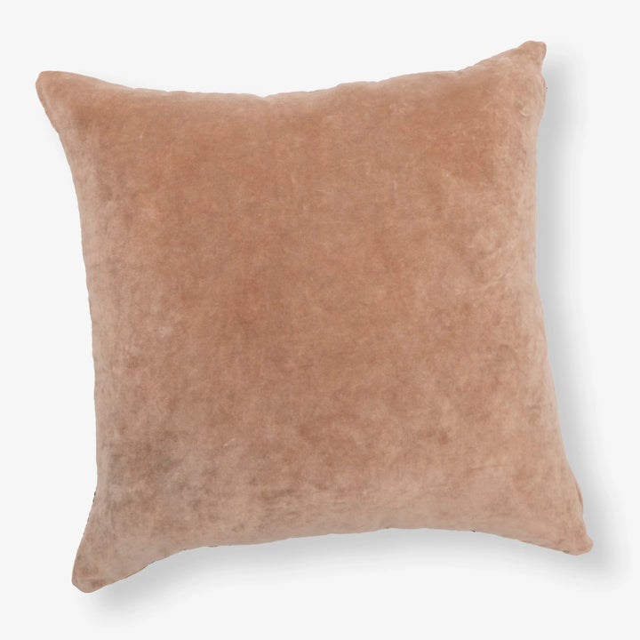 Jewels Handmade Kantha Pillow Sham (With Velvet Back)