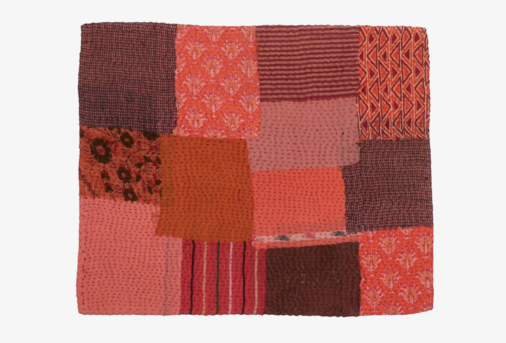 Ombre Patch Handmade Placemats - Orange (Set of 2)