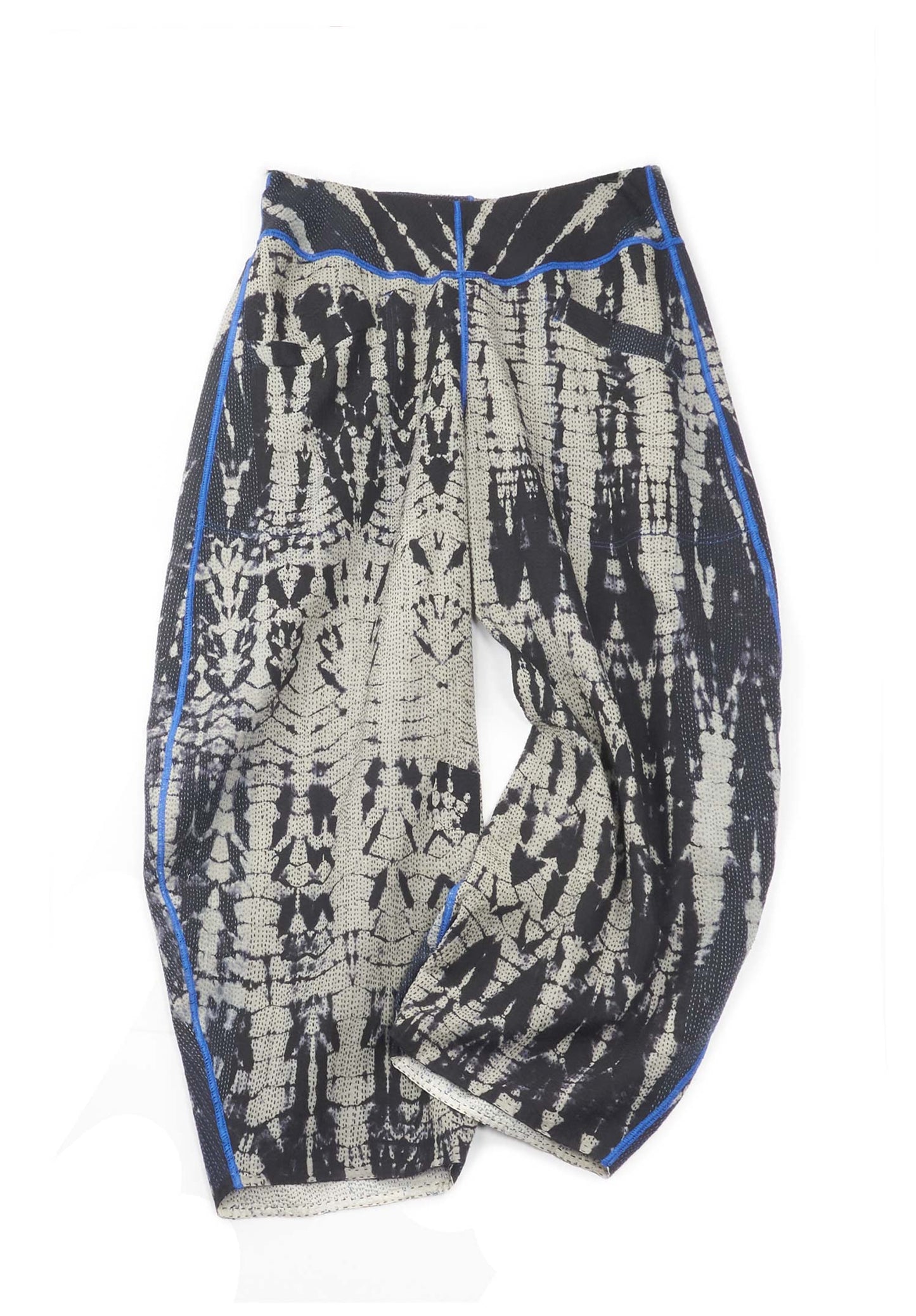 SERPENT PRINT KANTHA HAREM PANTS - sp2605-blk -