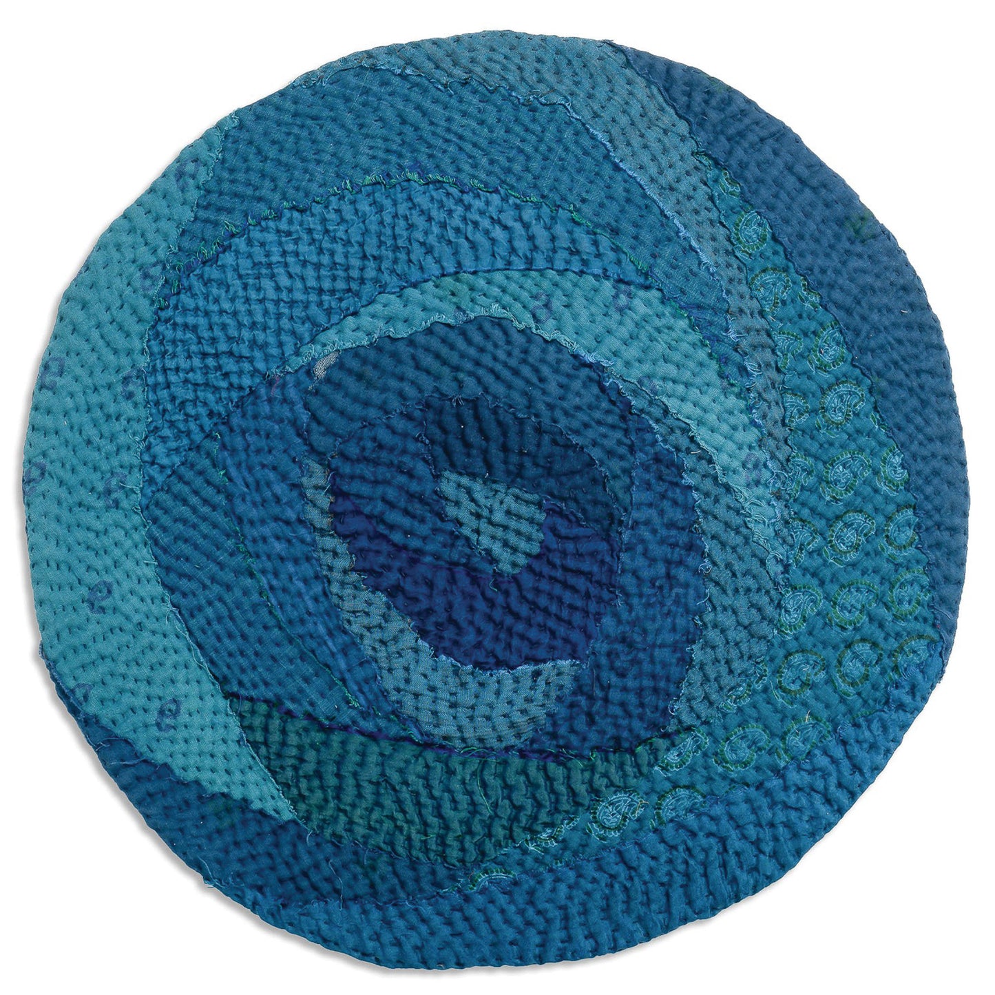 Night Sky  fray  patch Rose Placemat (Set of 2)