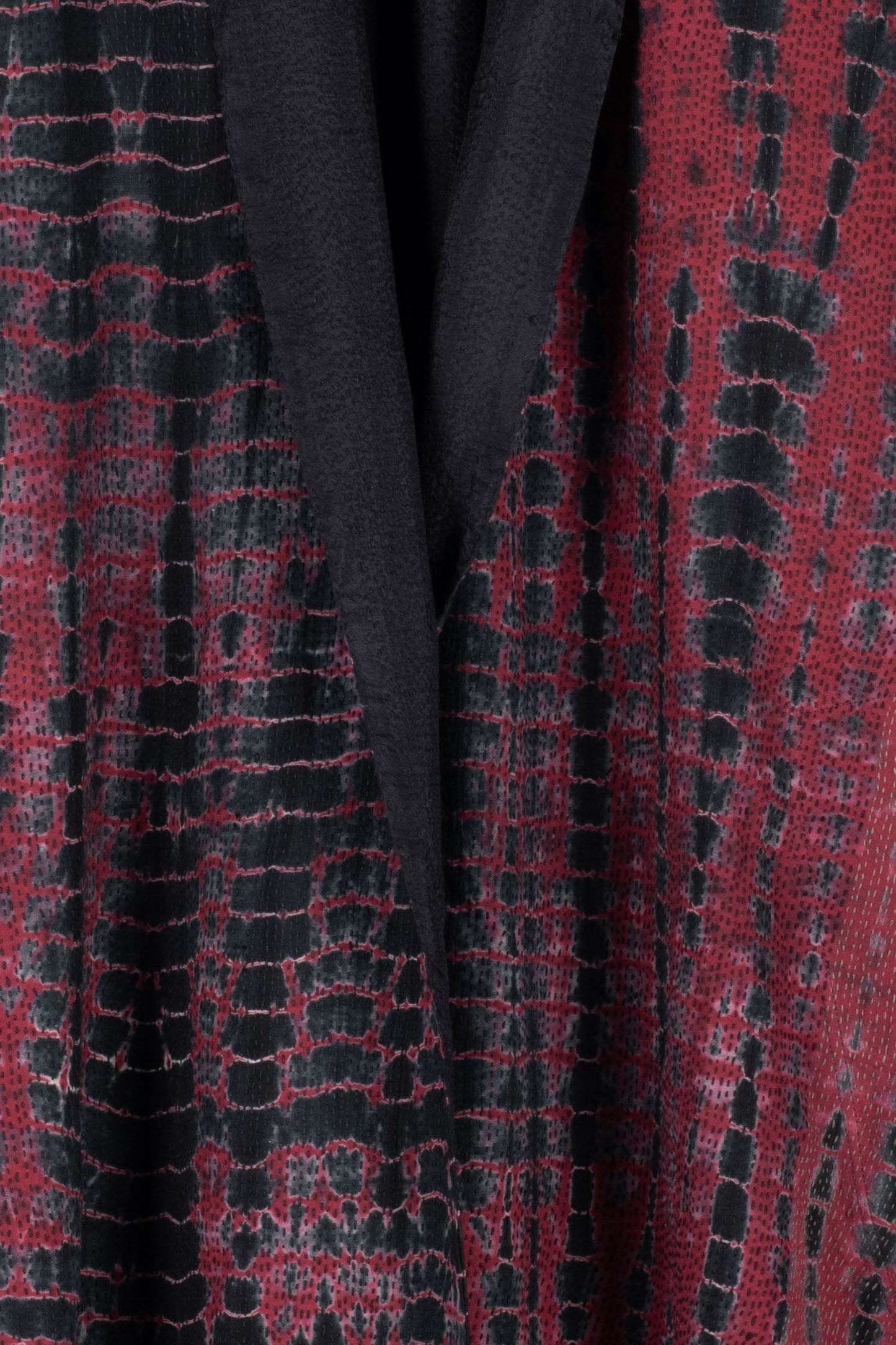 SERPENT PRINT KANTHA A-LINE VEST - sp2203-red -