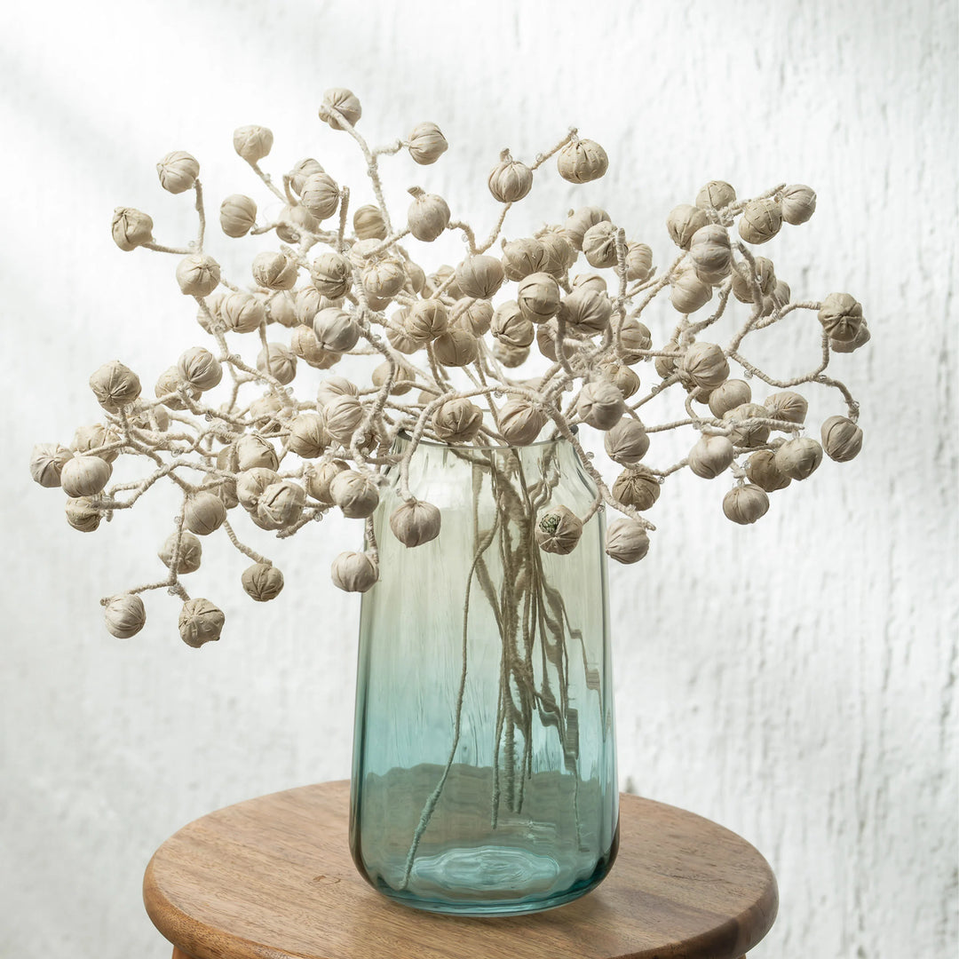 Ivory Bouquet (metallic kantha)