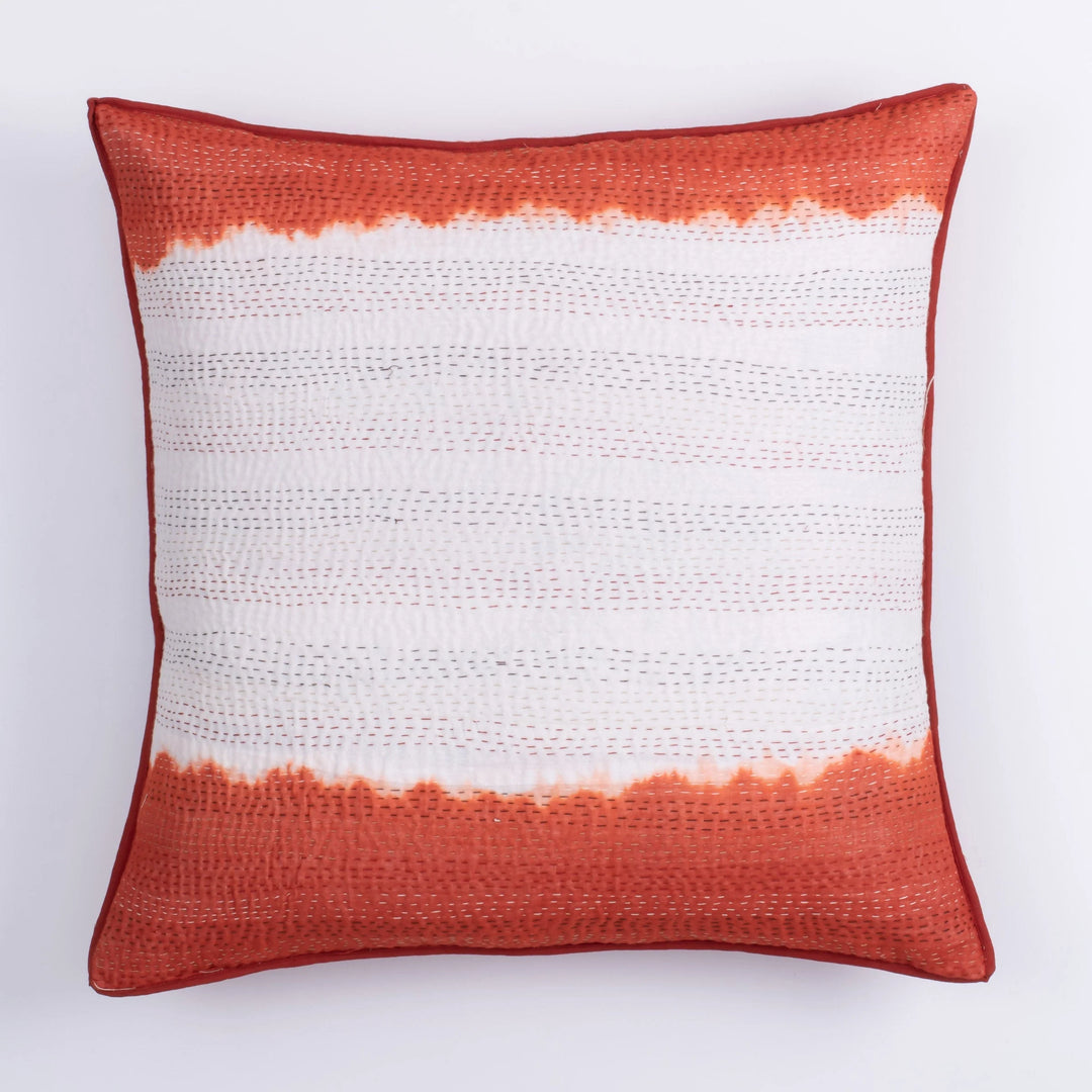 Kimono Print  Black Pillow