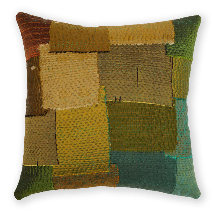 Greenlake Fray Patch Cushion