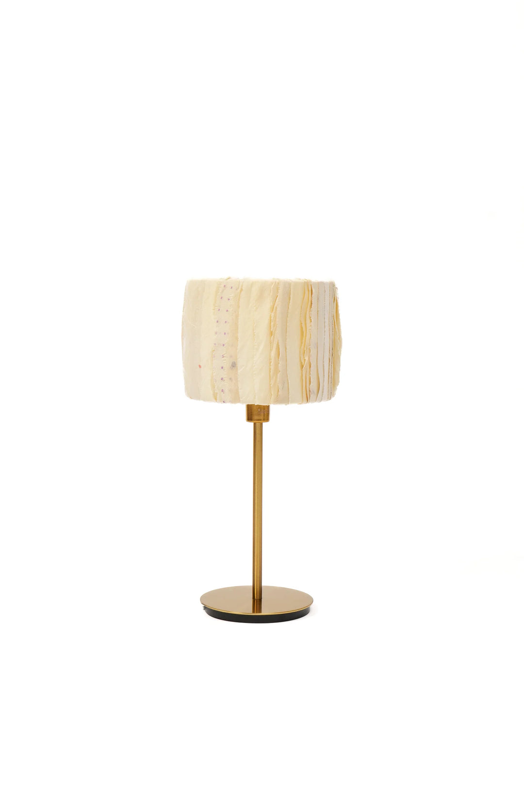 New Dawn Saree Pleated Ivory - Night Lampshade
