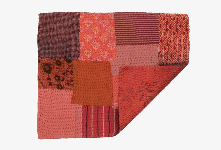 Ombre Patch Handmade Placemats - Orange (Set of 2)
