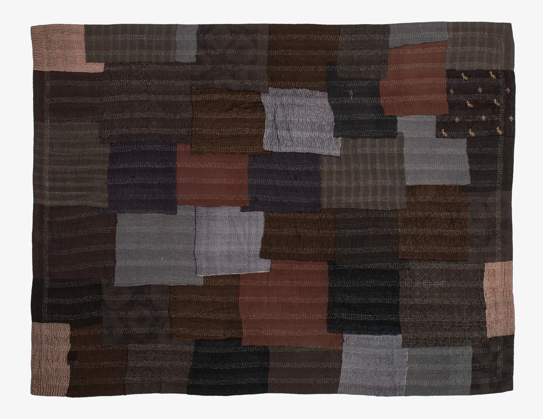 Ombre With Fray Patch Handmade Vintage Quilts - Yellowstone