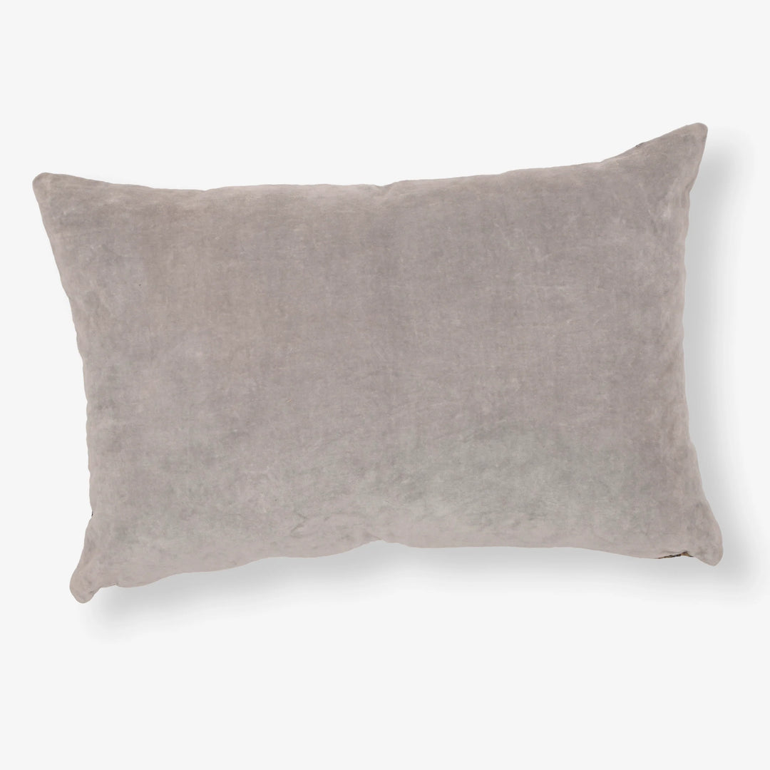 Jewels Handmade Kantha Pillow Sham (With Velvet Back)