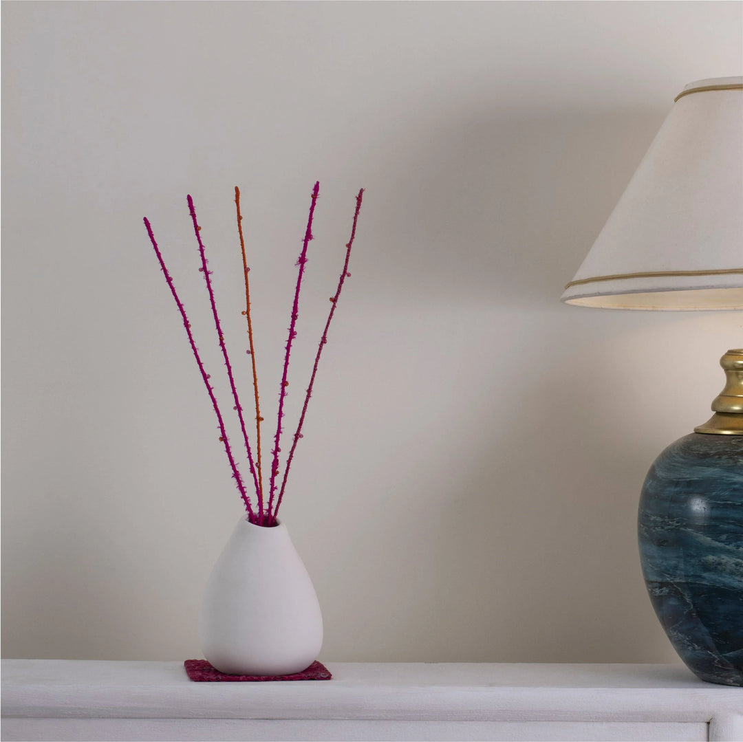 Pink Kantha Stick Twigs