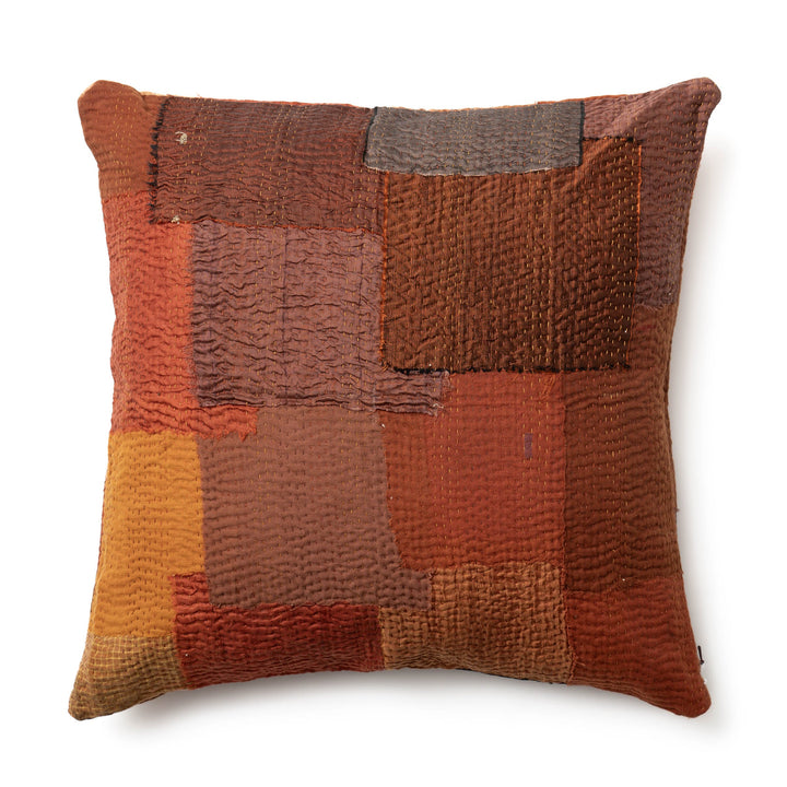 Red Jewel Striped Cushion