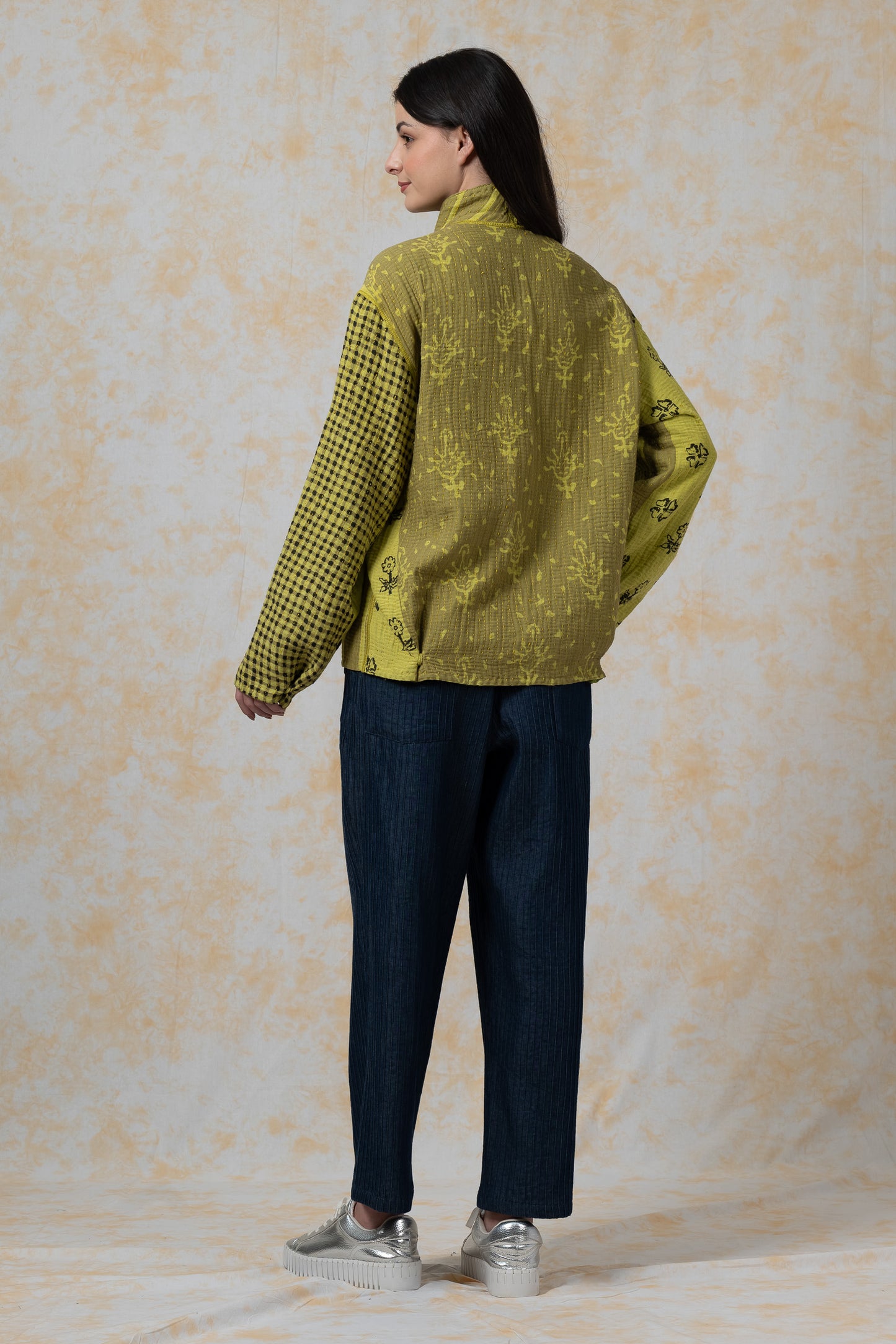 BBK PATCH KANTHA-MEN'S BLOUSON - bl-bbp4040-lim-