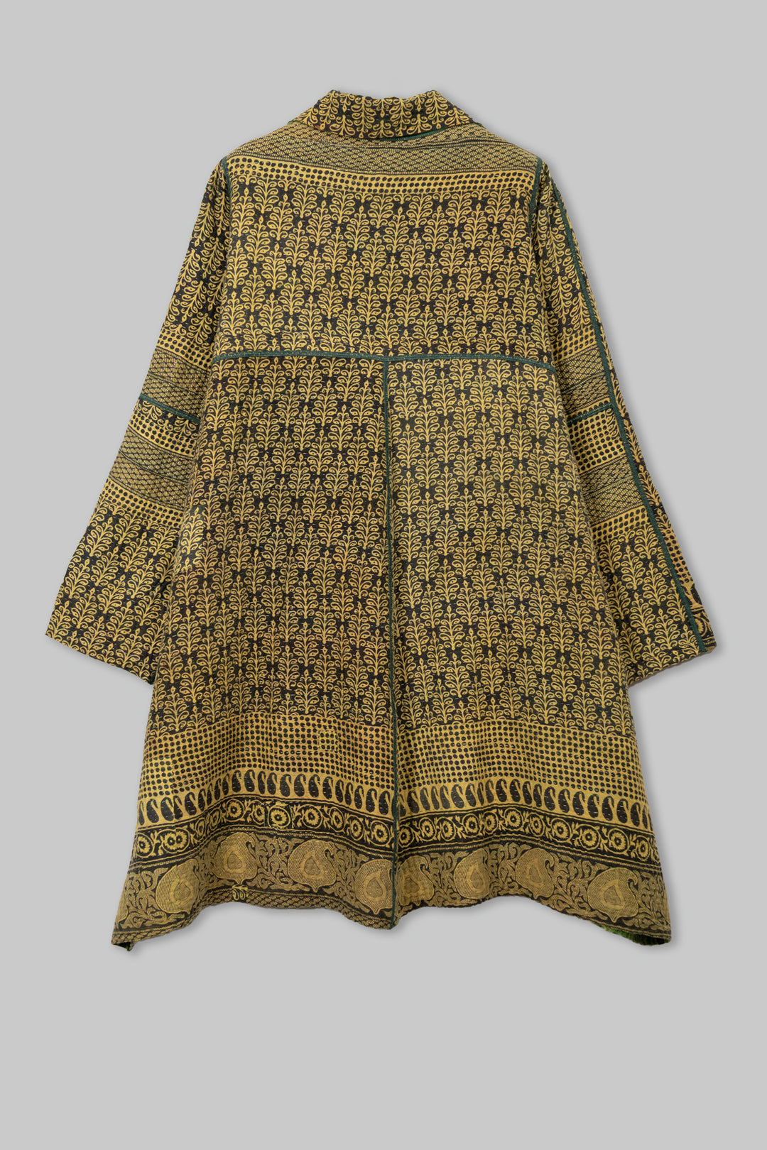 Vintage Cotton Kantha  A-Line Duster