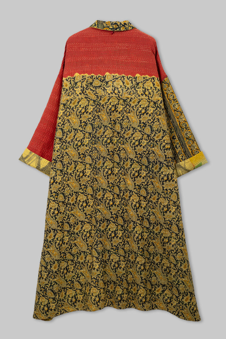 Vintage Cotton Kantha Oversized Coat