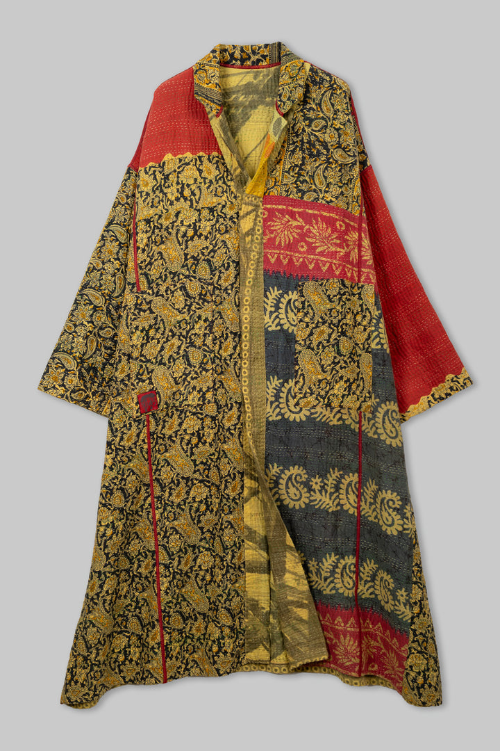 Vintage Cotton Kantha Oversized Coat