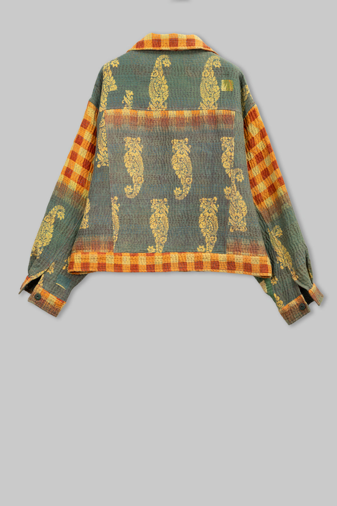 Vintage Cotton Kantha Oversized Tucker JKT