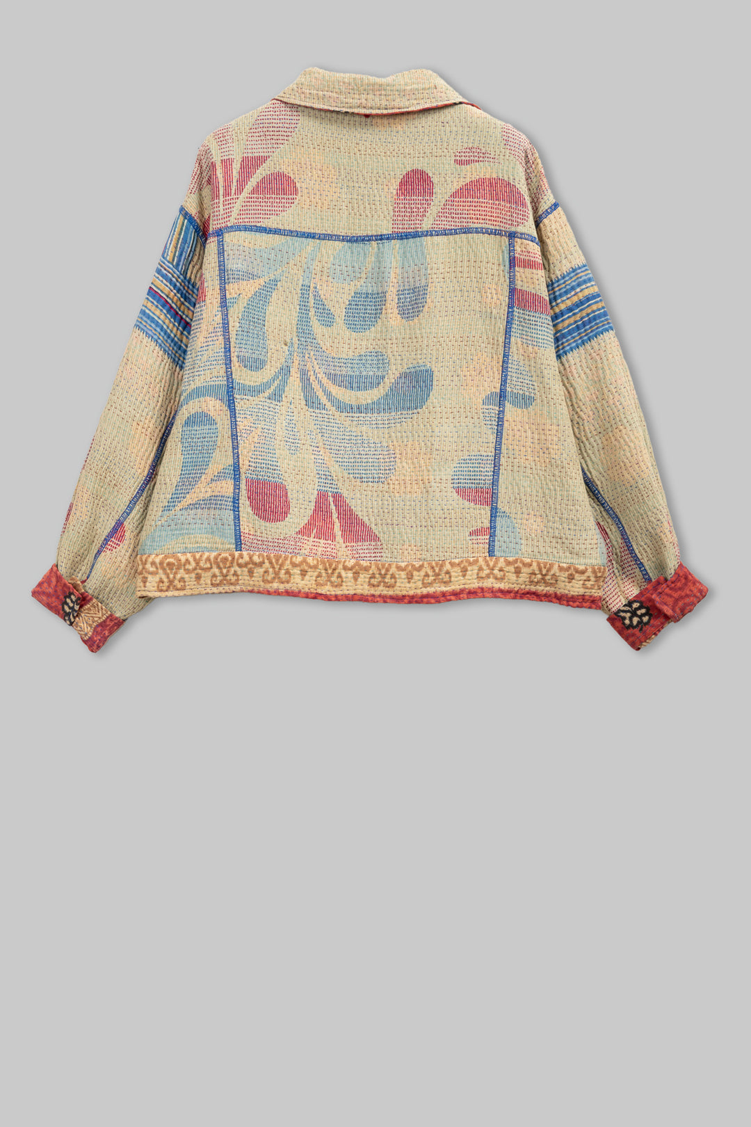 Vintage Cotton Kantha Oversized Tucker JKT