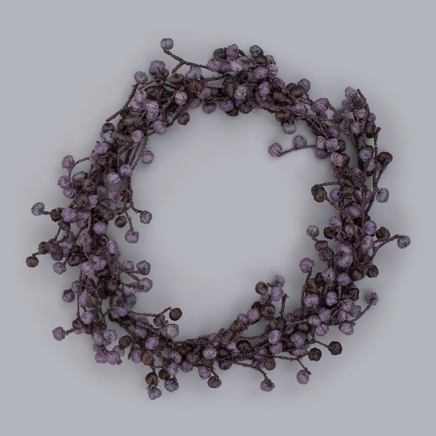 Purple Kantha Wreath