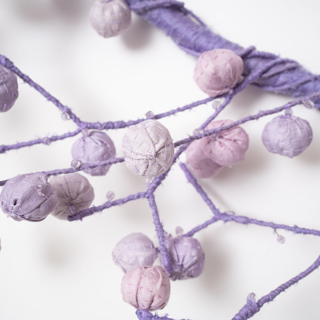 Pastel Lavendar Kantha Wreath