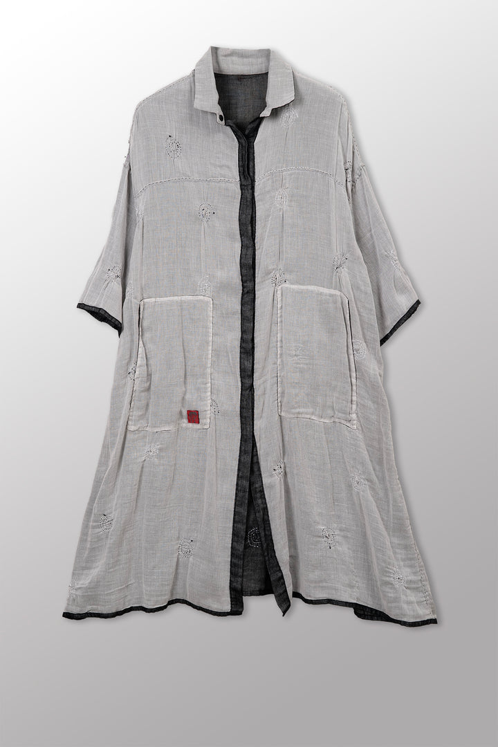 Spiral Kanrha 3/4 SLV. Shirt Dress