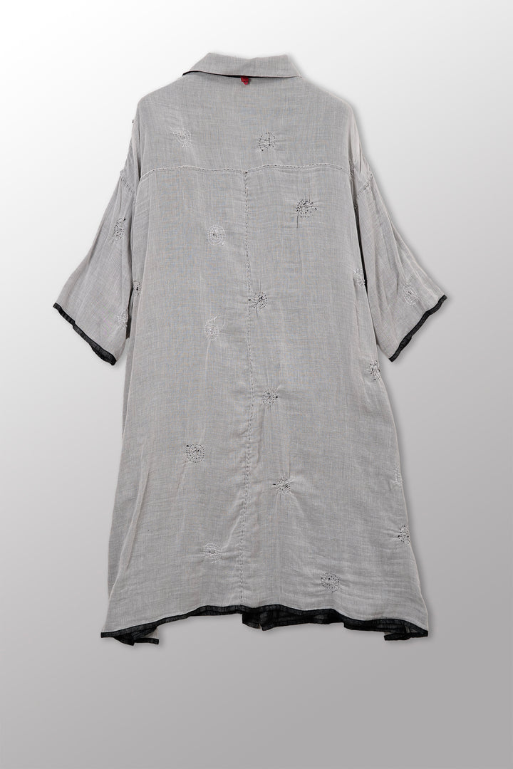 Spiral Kanrha 3/4 SLV. Shirt Dress