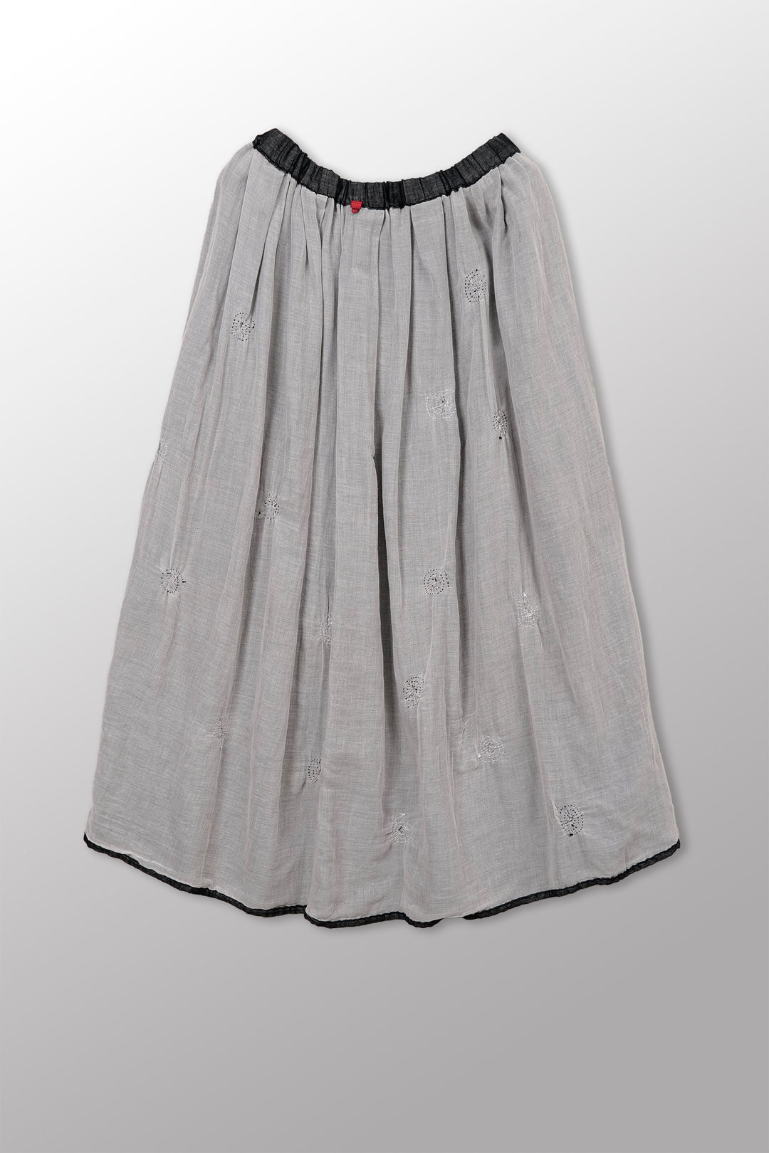 Spiral Kantha Tucked Gather Skirt
