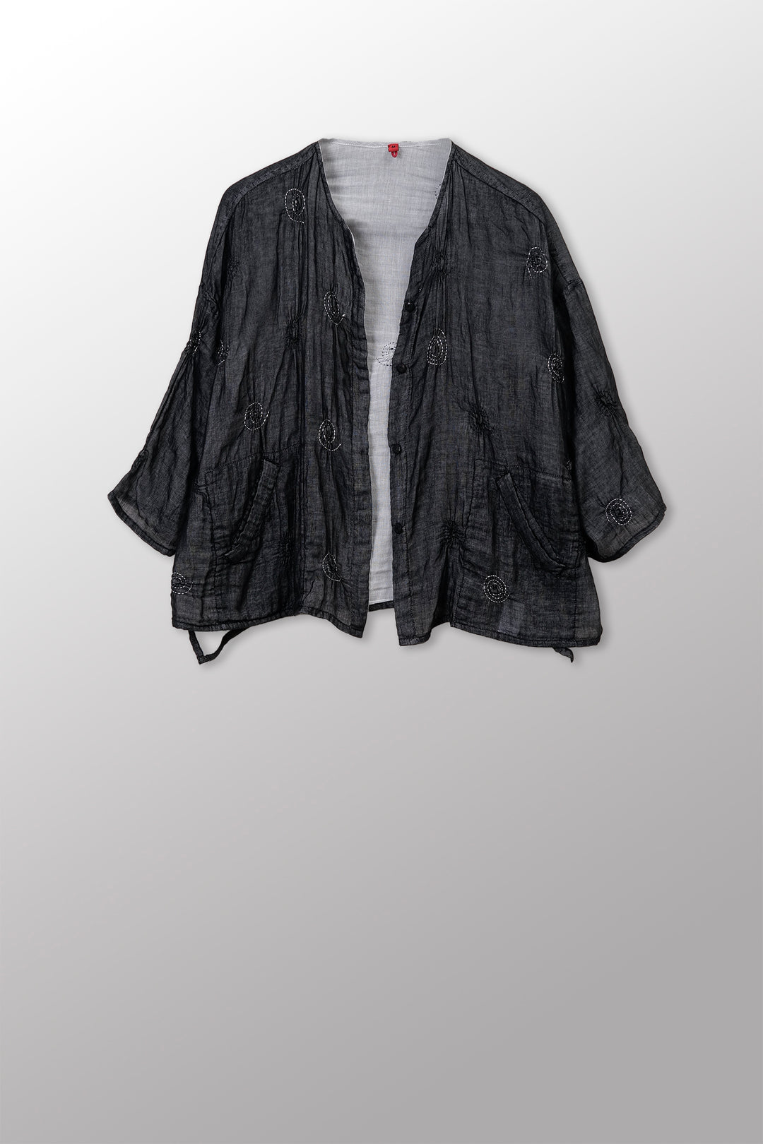 Spiral Kantha Crew Neck JKT