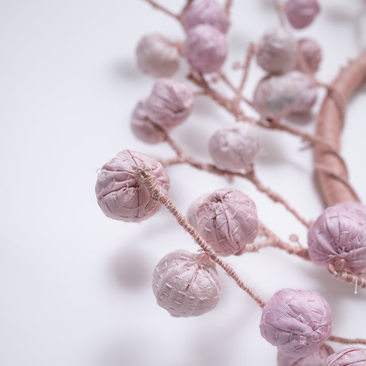 Pastel Pink Kantha Wreath