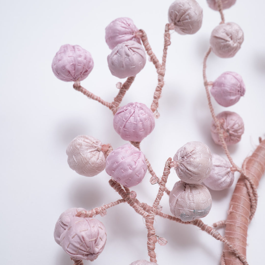 Pastel Pink Kantha Wreath