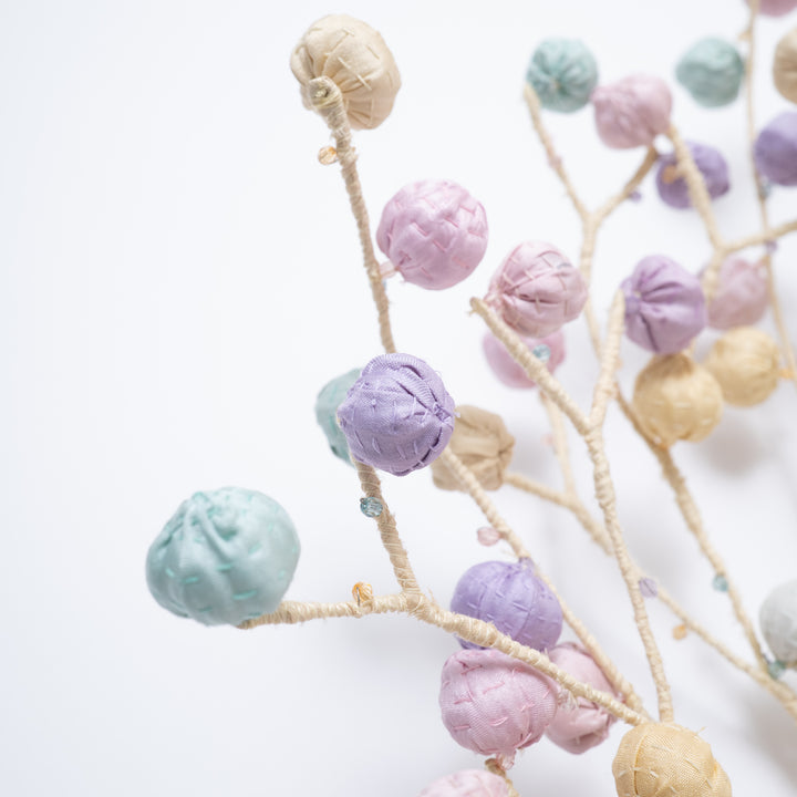 Multi Pastel  Kantha Wreath