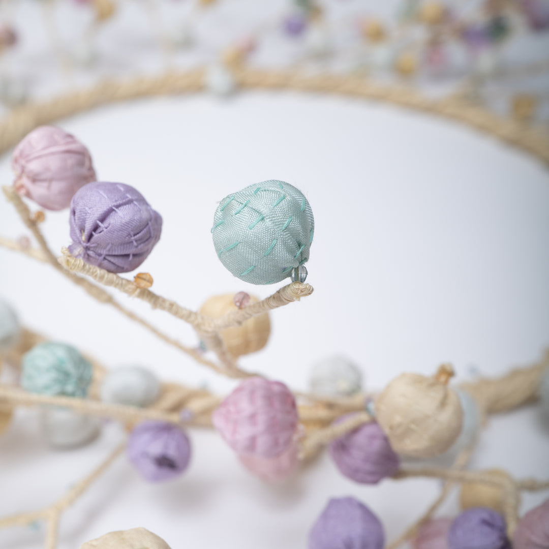 Multi Pastel  Kantha Wreath