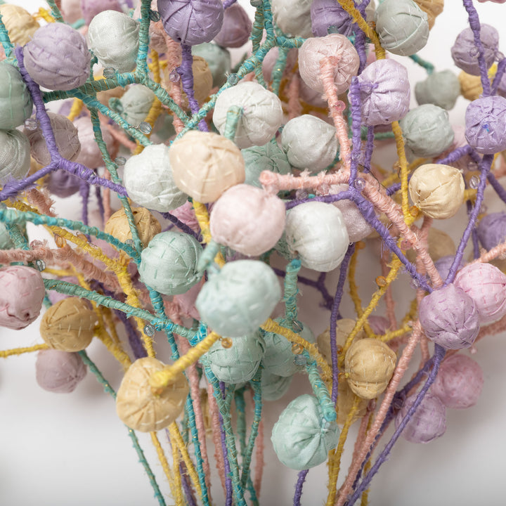 Multi Pastel Kantha Bouquet