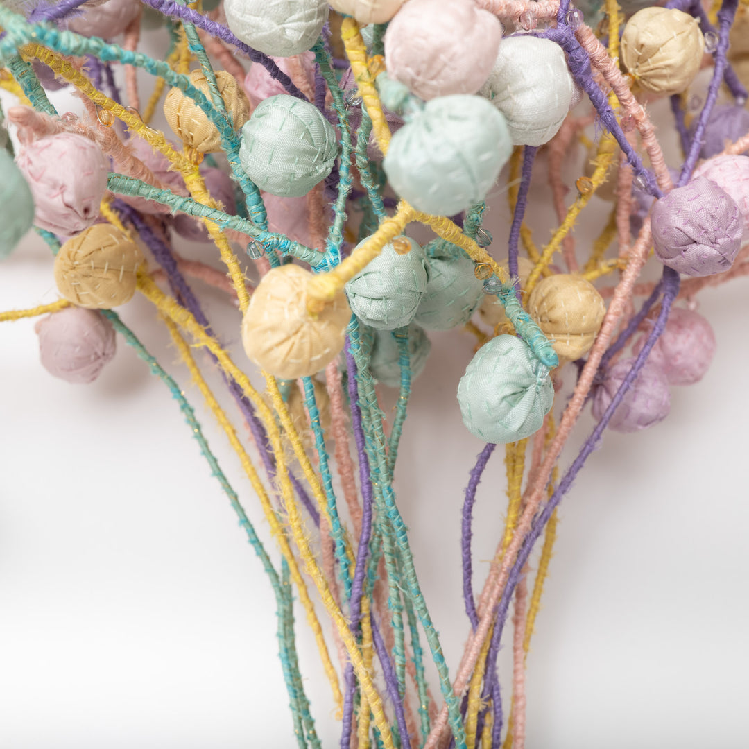 Multi Pastel Kantha Bouquet