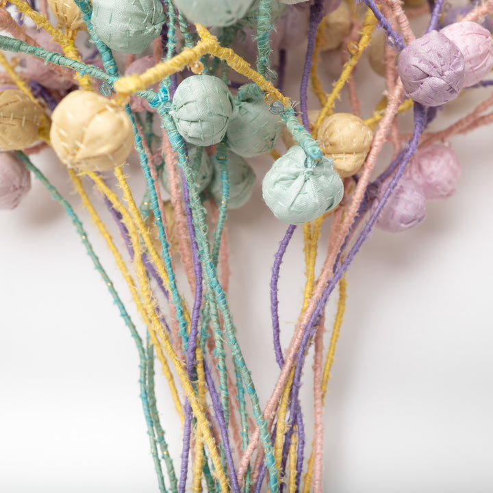 Multi Pastel Kantha Bouquet