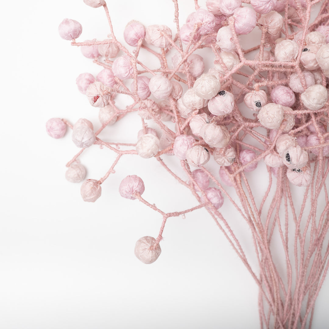 Pastel Pink Kantha Bouquet