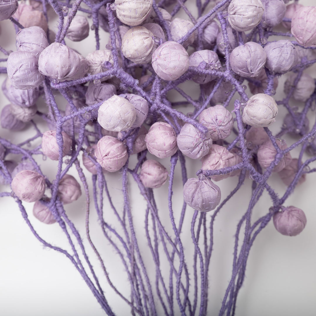 Pastel Lavendar Kantha Bouquet
