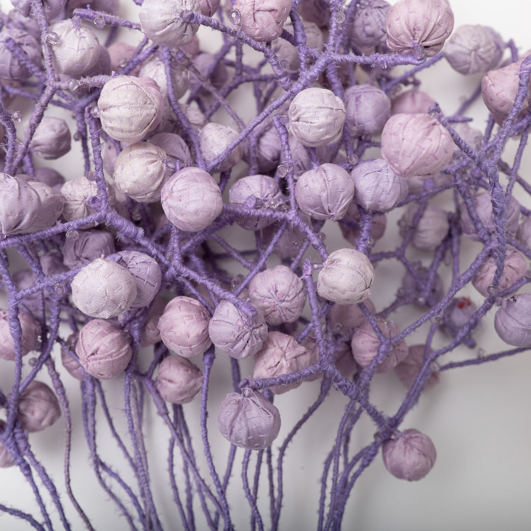 Pastel Lavendar Kantha Bouquet