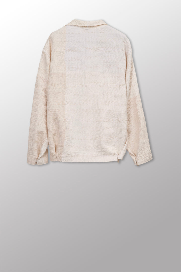 Jaipur White Kantha Men&