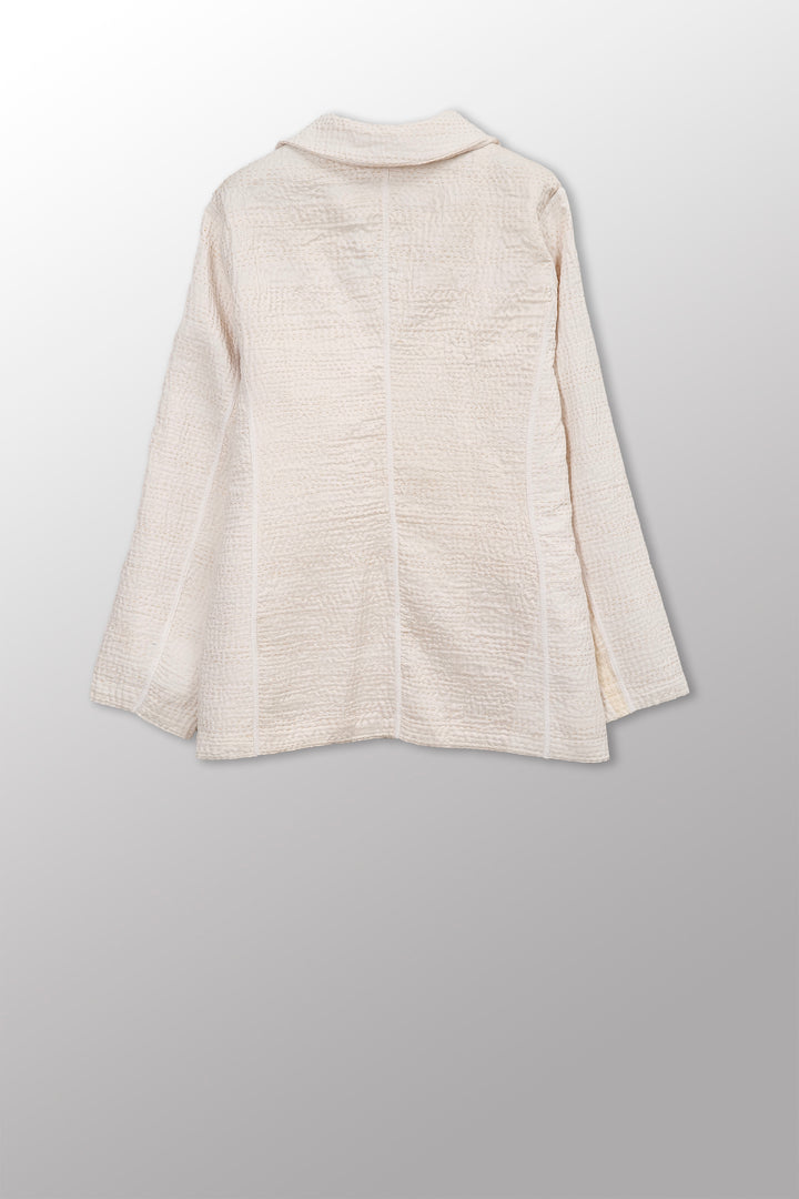 Jaipur White Kantha Basic Jkt