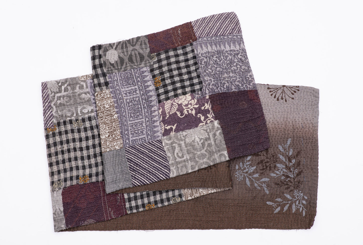 Ombre Patch   Table Runner - Chocolate