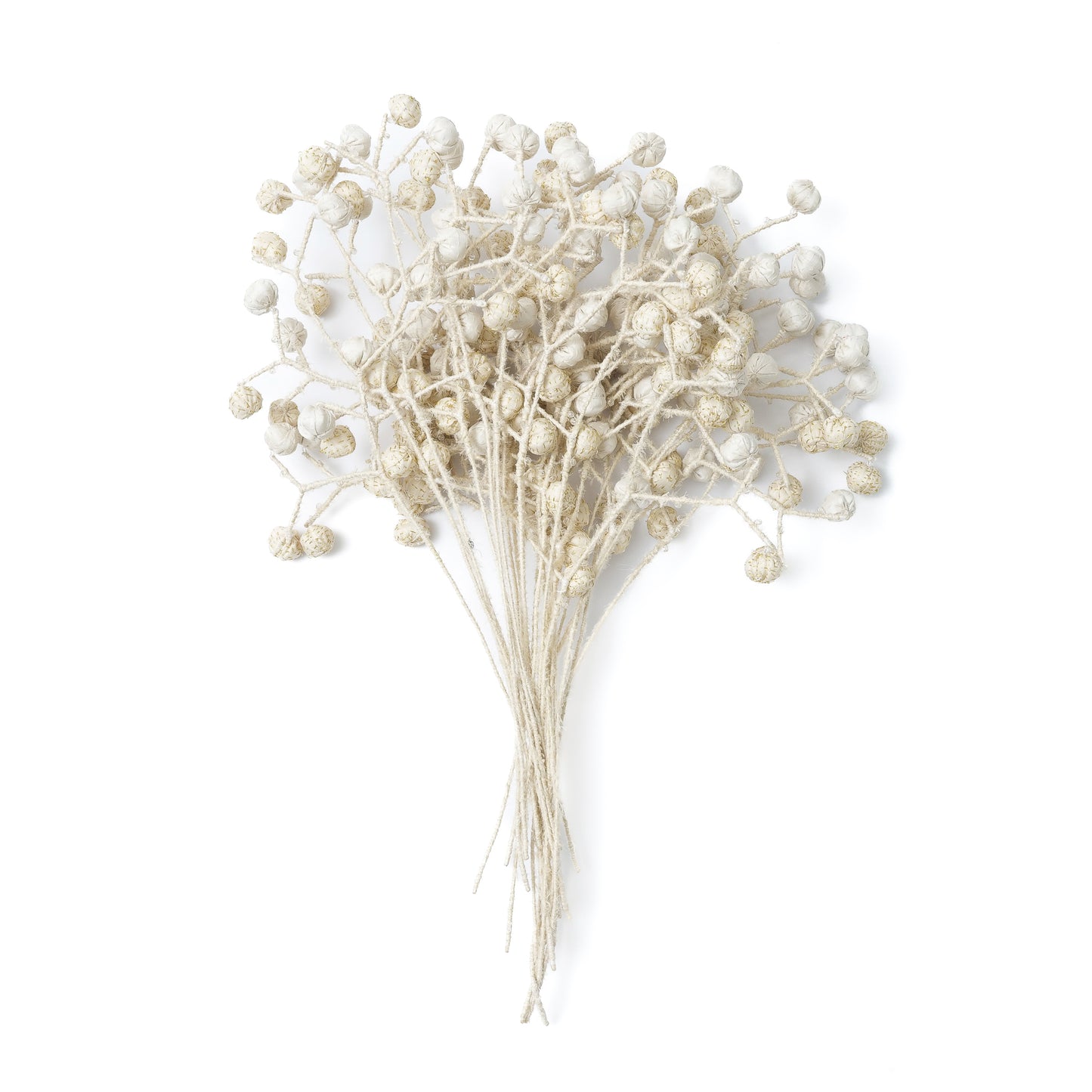 Ivory  Bouquet (metallic kantha)