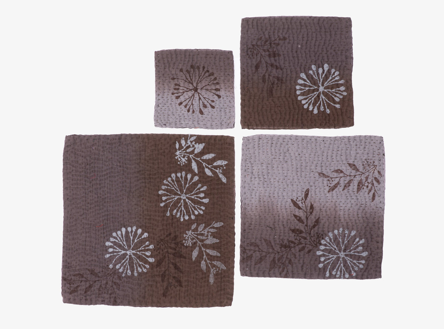 Ombre Handmade Coasters - Chocolate ( Set of 2)