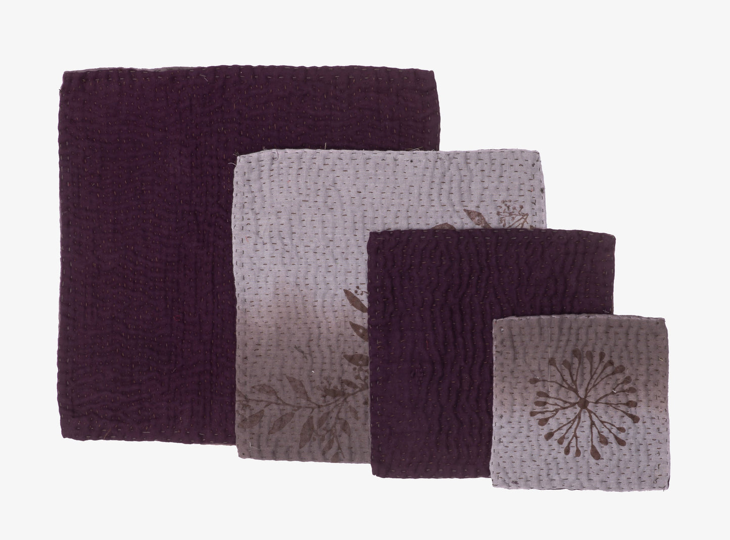 Ombre Handmade Coasters - Chocolate ( Set of 2)