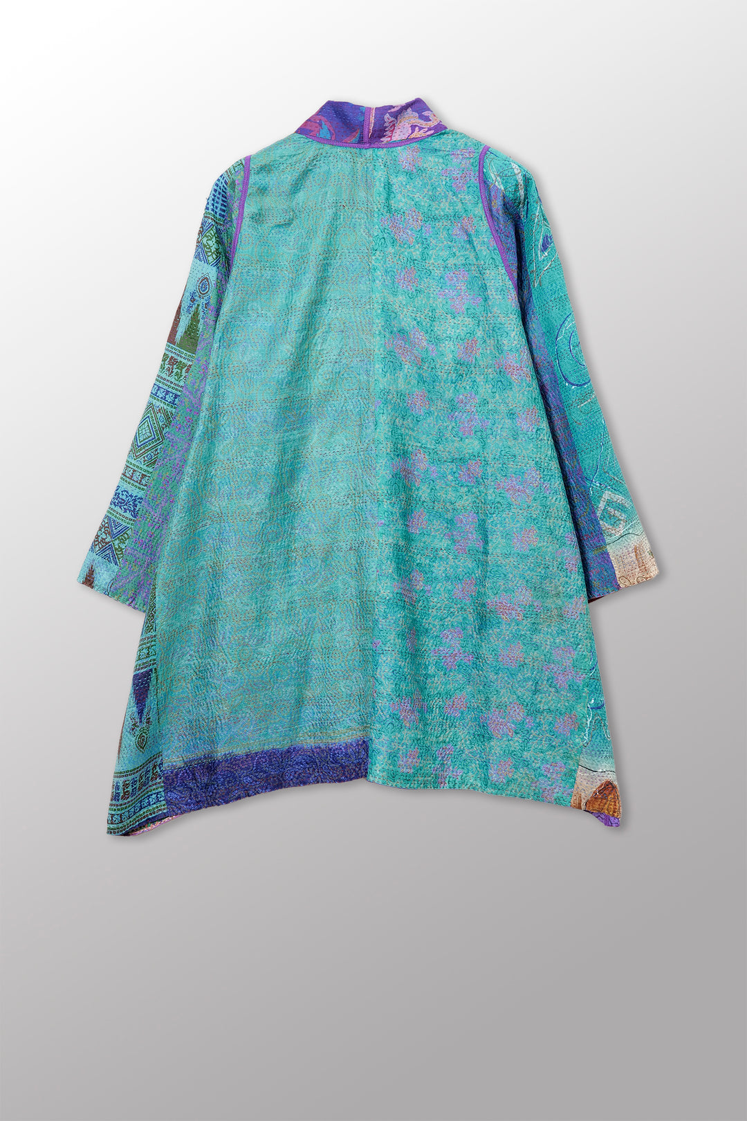 Vintage Silk Kantha A - Line JKT
