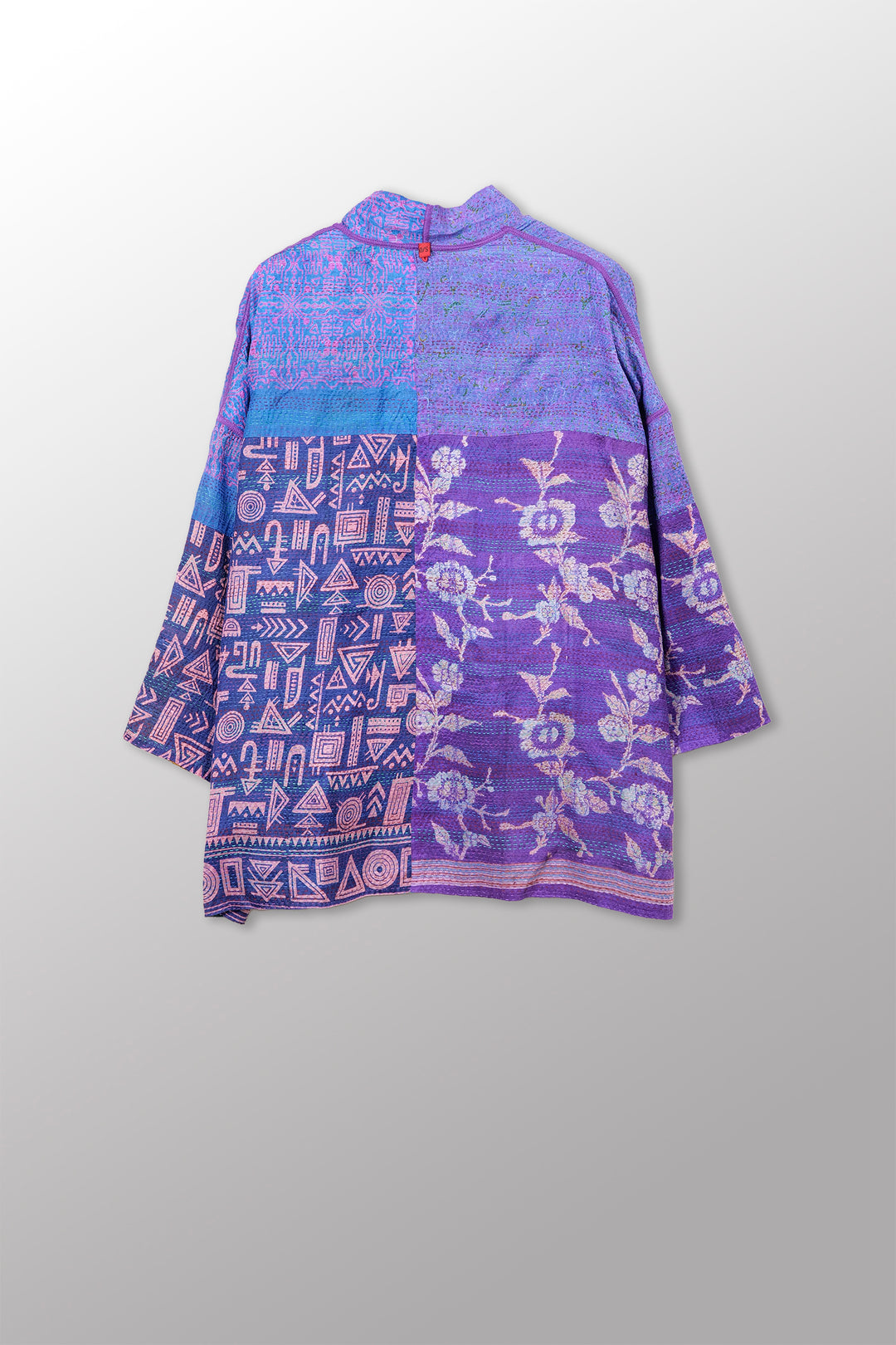 Vintage Silk Kantha Mini  Kimono JKT
