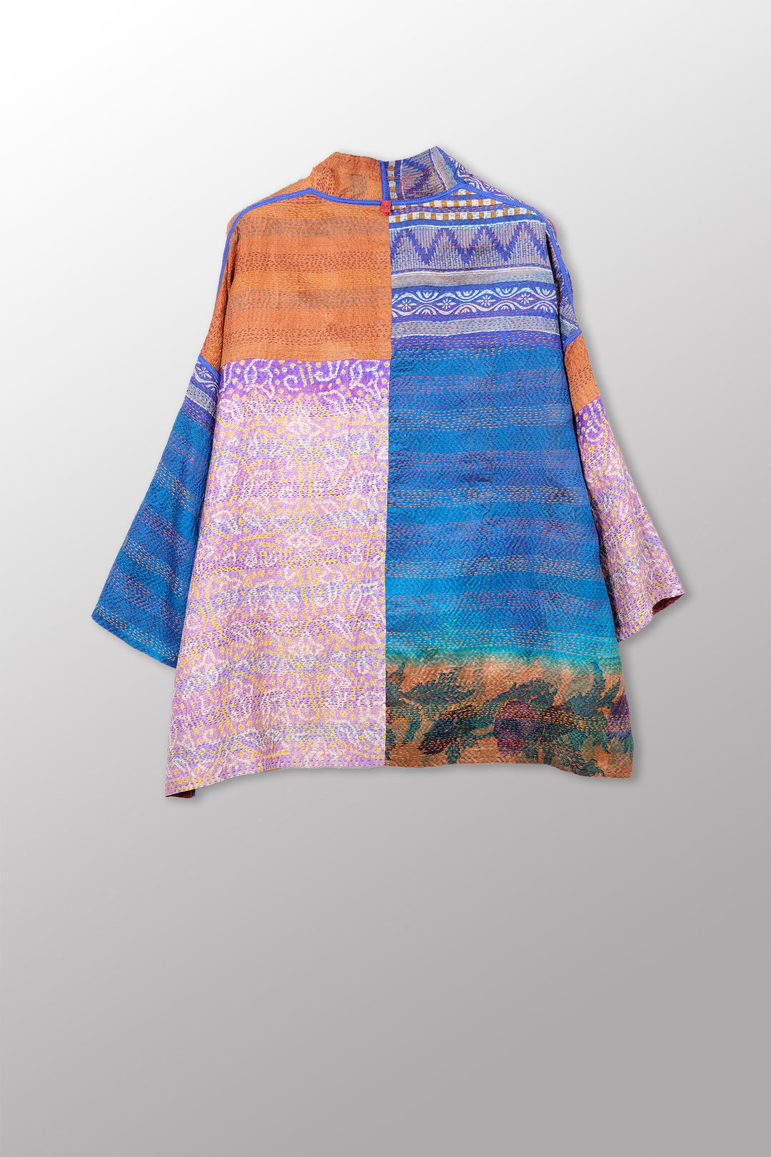 Vintage Silk Kantha Mini Kimono JKT