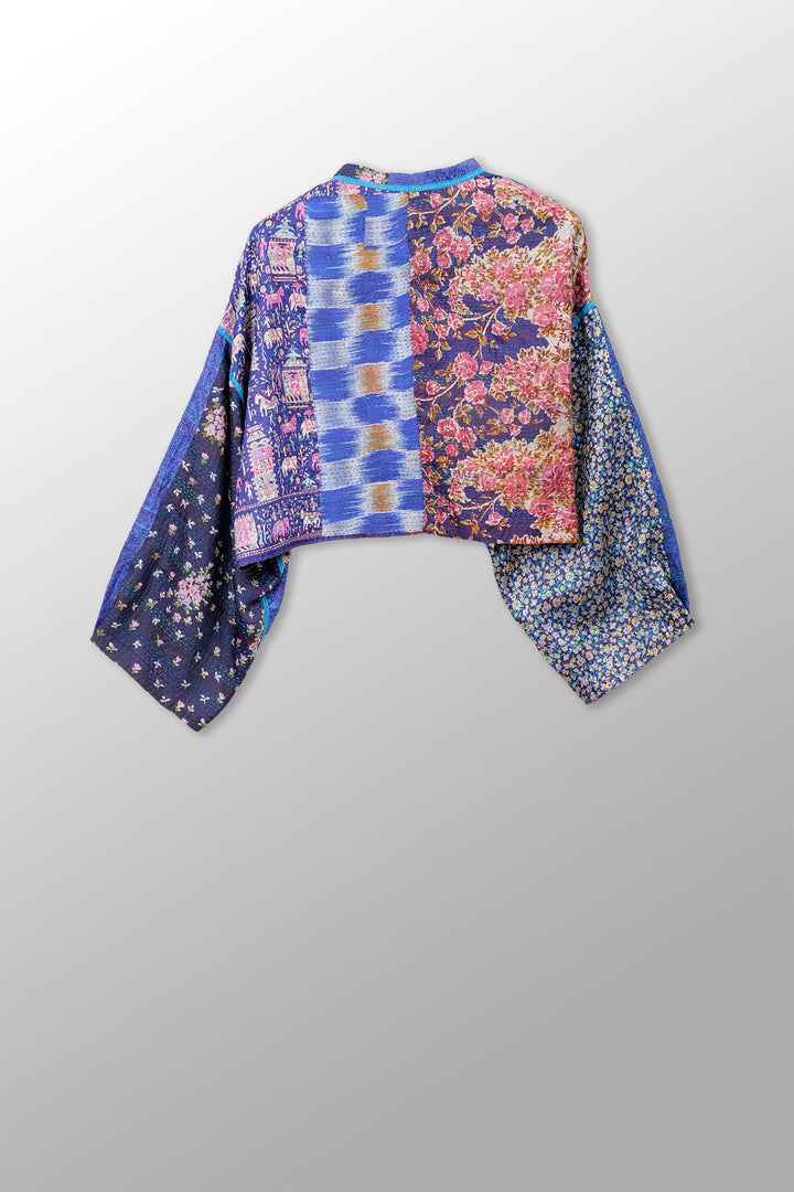 Vintage Silk Kantha Sleeve JKT- sv2090