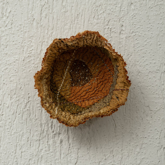 Umber Kantha Rose Bowl Large - 12" / 30 cm